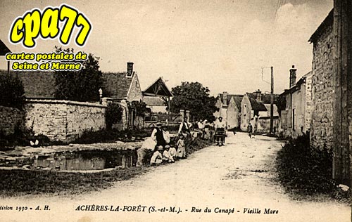 Achres La Fort - Rue du Canap - Vieille Mare