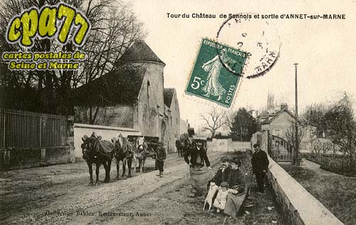 Annet Sur Marne - Tour du Chteau de Sannois et sortie d'Annet-sur-Marne