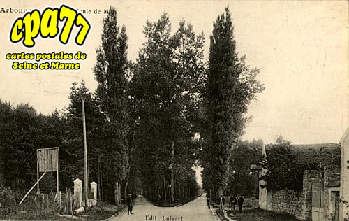Arbonne La Fort - Route de Milly