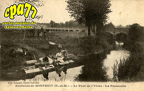 Aubepierre Ozouer Le Repos - Le Pont de l'Yres - La Passerelle