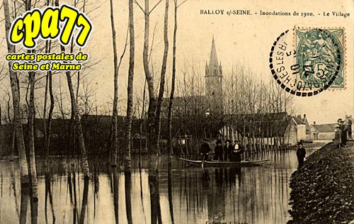 Balloy - Inondations de 1910