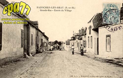 Bazoches Ls Bray - Grande-Rue - Entre du Village