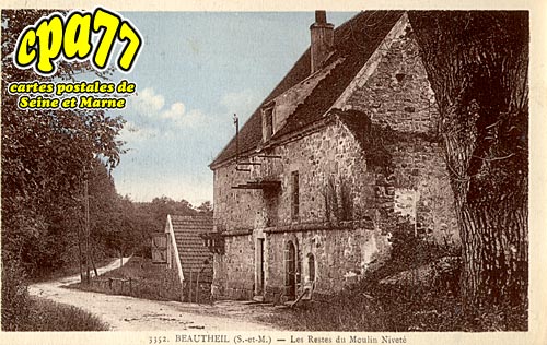 Beautheil - Les Restes du Moulin Niveté