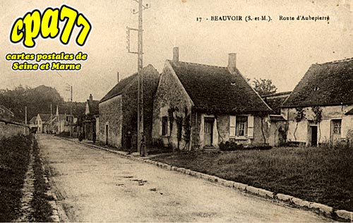 Beauvoir - Route d'Aubepierre