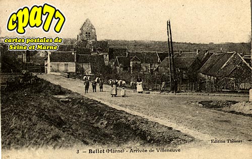 Bellot - Arrivée de Villeneuve
