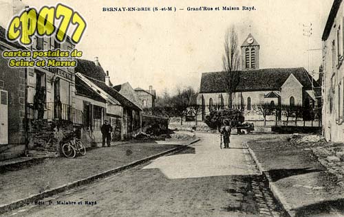 Bernay Vilbert - Grand'Rue et Maison Ray