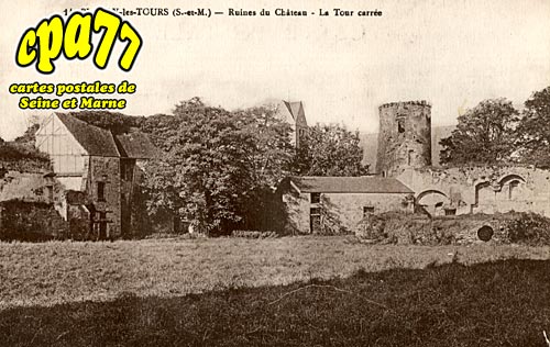 Blandy Les Tours - Ruines du Château - La Tour carrée