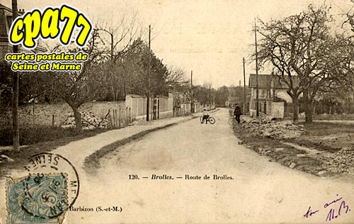 Bois Le Roi - Brolles - Route de Brolles
