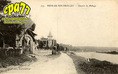 Bois Le Roi - Brolles - Chemin de Halage