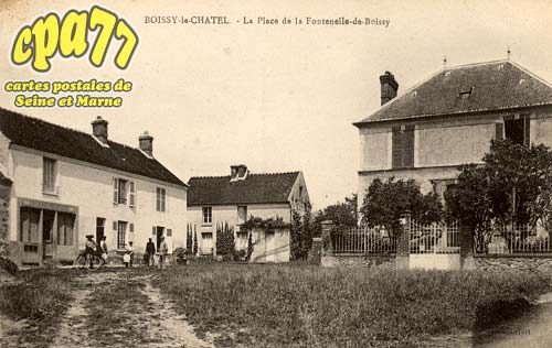 Boissy Le Châtel - La Place de la Fontenelle-de-Boissy