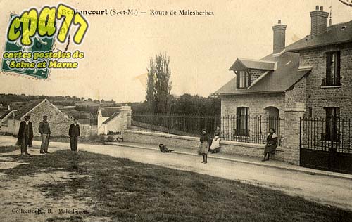Boulancourt - Route de Malesherbes