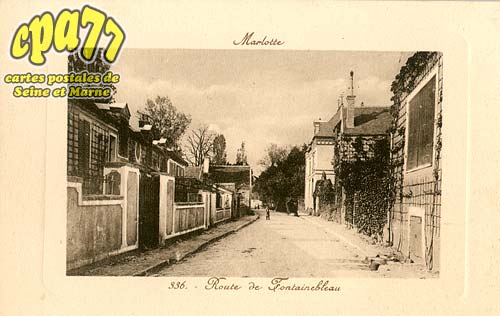 Bourron Marlotte - 336. - Route de Fontainebleau