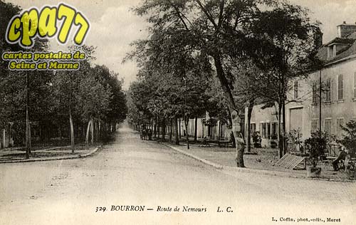 Bourron Marlotte - 329. - Bourron - Route de Nemours