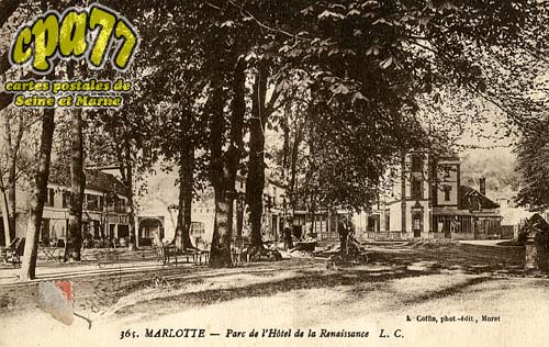 Bourron Marlotte - 365. - Marlotte - Parc de l'Htel de la Renaissance