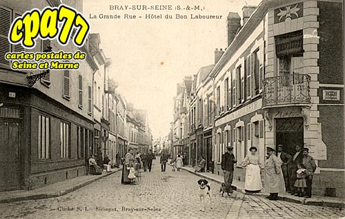 Bray Sur Seine - La Grande-Rue - Htel du Bon Laboureur