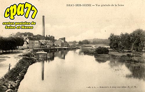 Bray Sur Seine - Vue Gnrale de la Seine
