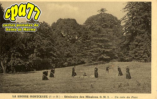 La Brosse Montceaux - Sminaire des Missions - Un coin du parc
