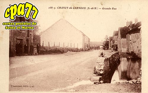 Cerneux - Chanoy-de-Cerneux - Grande Rue