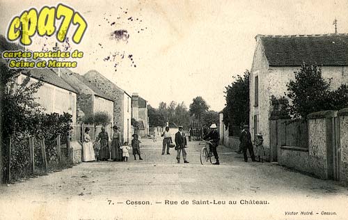 Cesson - Rue de Saint-Leu au Chteau