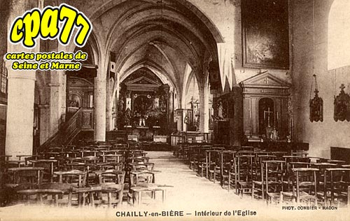 Chailly En Bire - Intrieur de l'Eglise