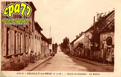 Chailly En Brie - Route de Szanne - La Mairie