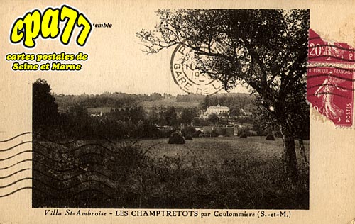 Chailly En Brie - Les Champtretots- Villa St-Ambroise - Vue d'ensemble