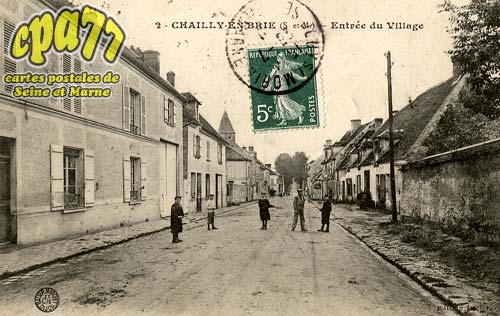 Chailly En Brie - Entre du village
