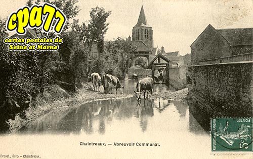 Chaintreaux - Abreuvoir communal