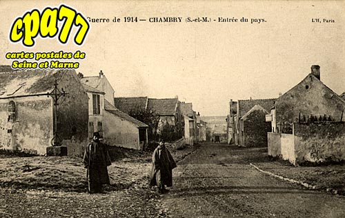 Chambry - Guerre de 1914 - Entre du Pays