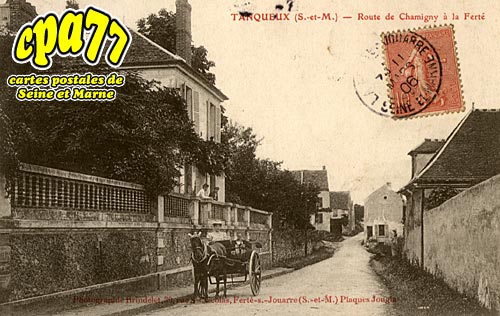 Chamigny - Tanqueux - Route de chamigny  la Fert