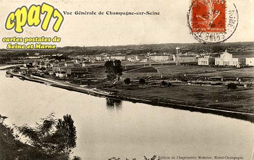 Champagne Sur Seine - Vue Gnrale de Champagne-sur-Seine