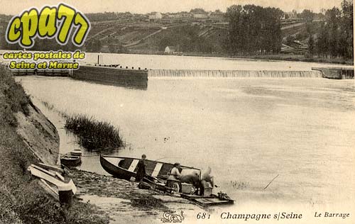 Champagne Sur Seine - Le Barrage