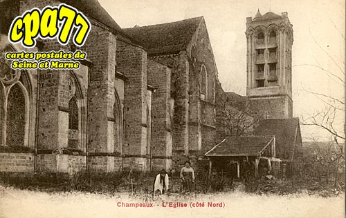 Champeaux - L'Eglise (ct Nord)