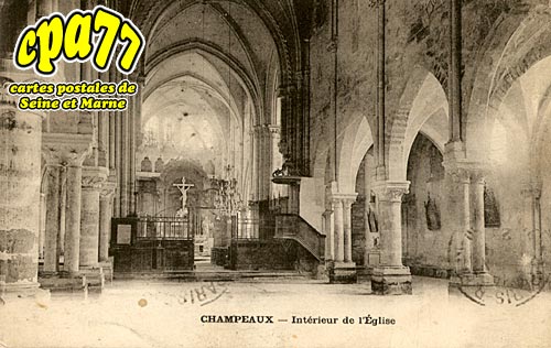 Champeaux - Intrieur de l'Eglise