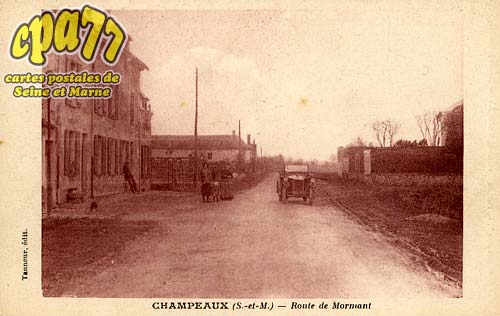 Champeaux - Route de Mormant