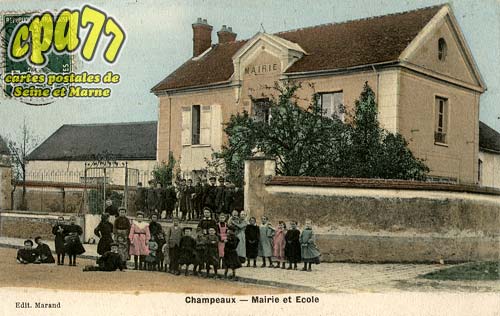 Champeaux - Mairie et Ecole