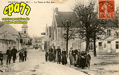 Charny - La Poste et Rue Belle