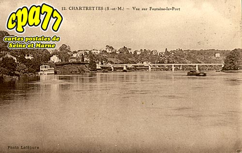 Chartrettes - Vue sur Fontaine-le-Port