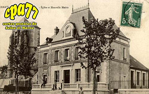 Chartrettes - Eglise et Nouvelle mairie