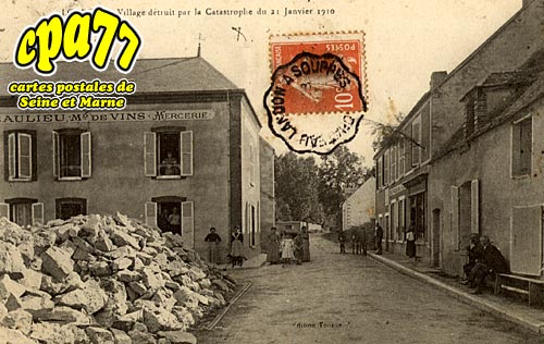 Chteau Landon - Village dtruit par la catastrophe du 21 Janvier 1910