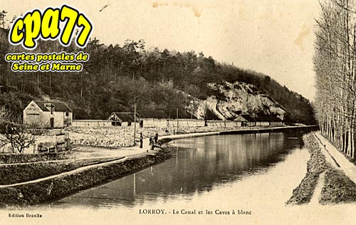 Chteau Landon - Le Canal et les Caves  blanc