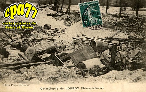 Chteau Landon - Catastrophe de Lorroy