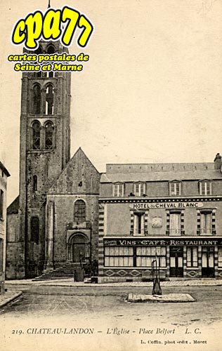 Chteau Landon - L'Eglise - Place Belfort
