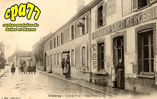 Chtenay Sur Seine - Grande-Rue - Tabac-Htel Lelu