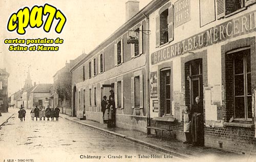 Chtenay Sur Seine - Grande-Rue - tabac-Htel Lelu