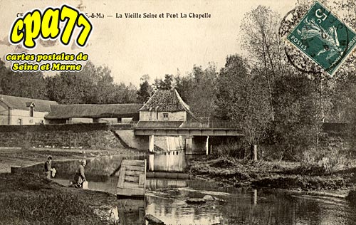 Chtenay Sur Seine - La Vieille Seine et Pont La Chapelle