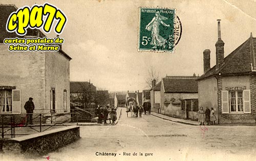 Chtenay Sur Seine - Rue de la Gare