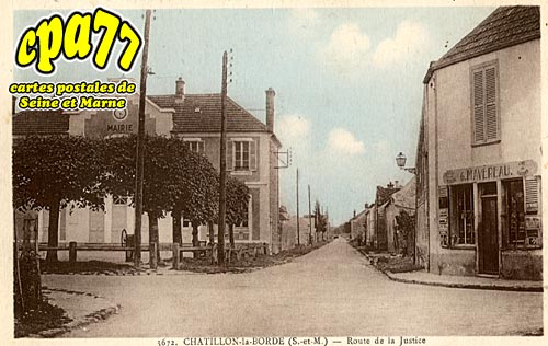 Chtillon La Borde - Route de la Justice