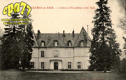 Chaumes En Brie - Chteau d'Ecoublay (ct sud)