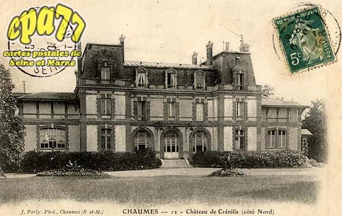 Chaumes En Brie - Chteau de Crnille (ct Nord)